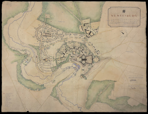 plany zamku Wawelsburg
